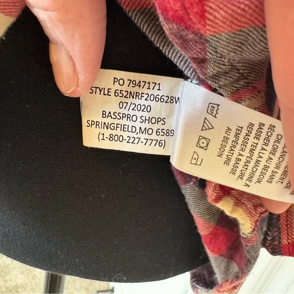 Natural Reflections Flannel Button-Down Long-Sleeve Shirt for Ladies - Size Sm - Picture 5 of 9